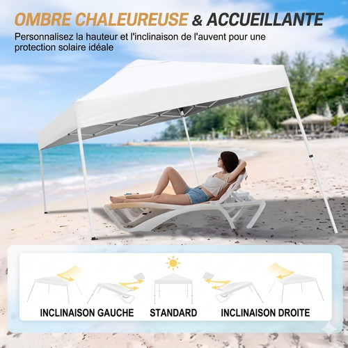 Tonnelle jardin 3x3m - tonnelle,