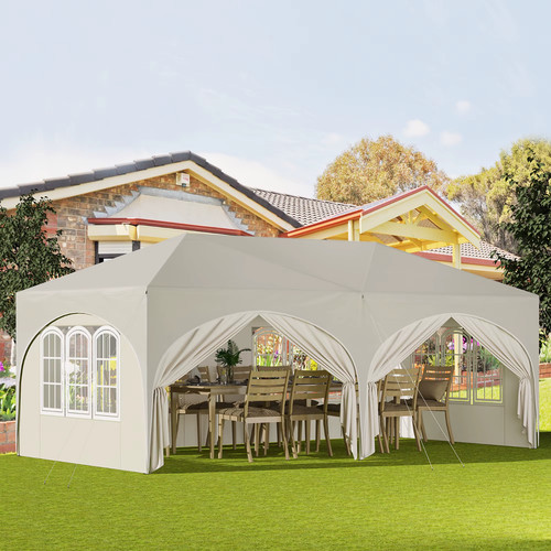 Tente réception blanc - tente, 3x6m
